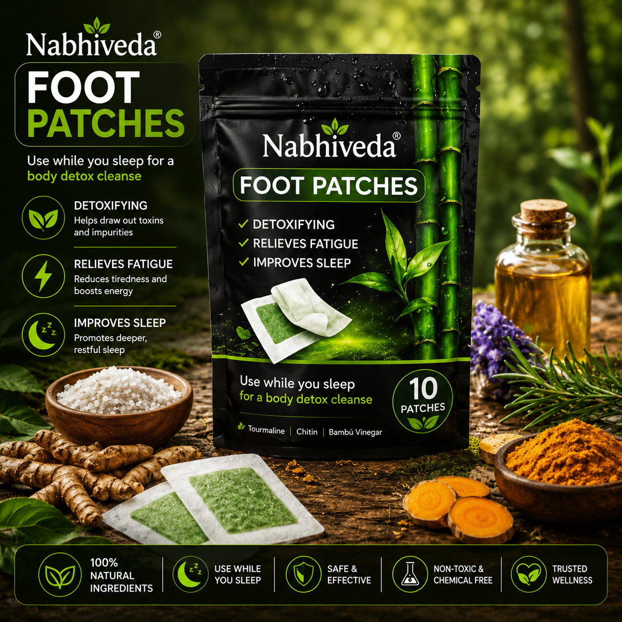 Natural Detox Foot Patch (Rs100 Off on Prepaid Order)